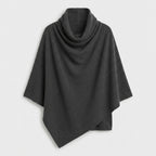 Damen Zweiteiler mit Poncho-Oberteil – Relaxed Fit — Grau