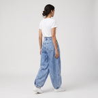 Damen High Waist Balloon Jeans – Relaxed Fit