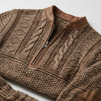 Herren Strickpullover Winter Relaxed Fit — Braun