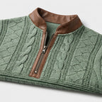 Herren Strickpullover Winter Relaxed Fit — Grün