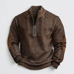 Herren Strickpullover Winter Relaxed Fit — Braun