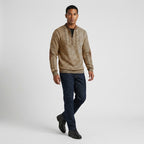 Herren Strickpullover Winter Relaxed Fit — Beige