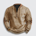 Herren Strickpullover Winter Relaxed Fit — Beige