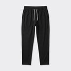 Herren Hose Slim Fit mit Kordelzug — Schwarz