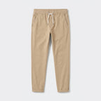 Herren Hose Slim Fit mit Kordelzug — Beige