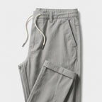 Herren Hose Slim Fit mit Kordelzug — Grau
