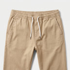 Herren Hose Slim Fit mit Kordelzug — Beige