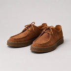 Herren Mokassinschuhe aus Suede mit Kreppsohle — Braun