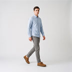 Herren Mokassinschuhe aus Suede mit Kreppsohle — Braun