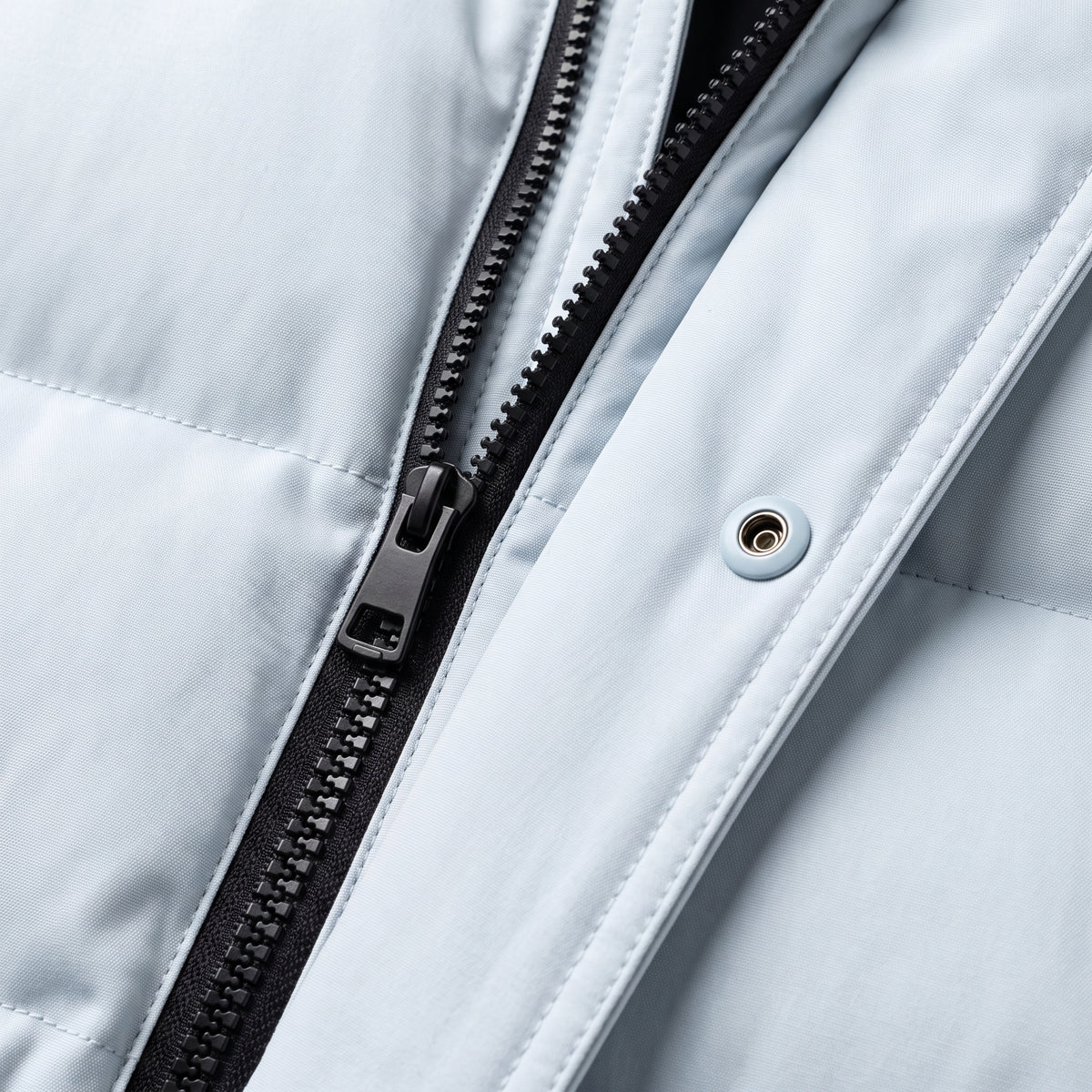 Herren Winterjacke Parka mit Kapuze – Regular Fit — Weiß