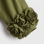 Damen Zweiteiler mit weiter Hose – Relaxed Fit — Green