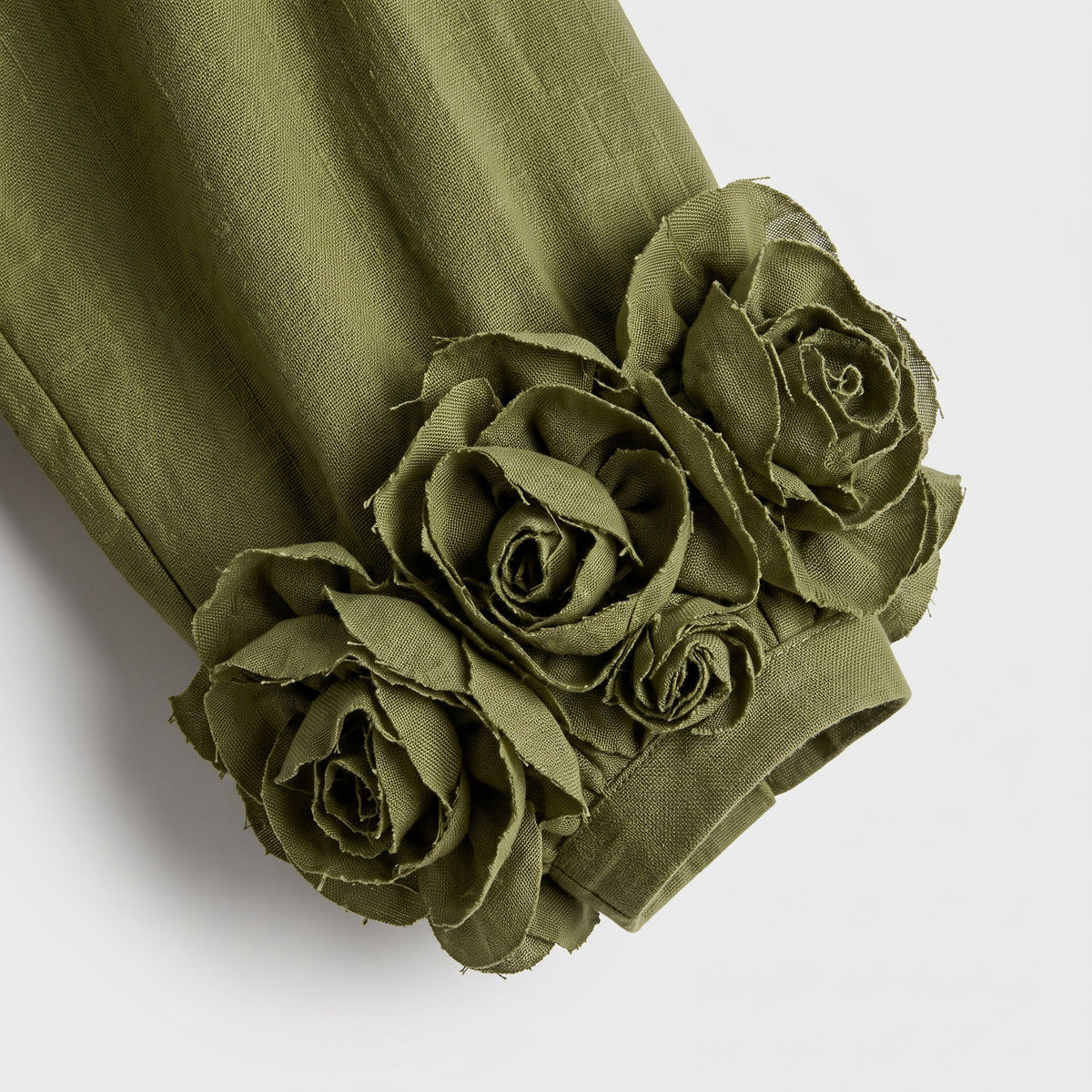 Damen Zweiteiler mit weiter Hose – Relaxed Fit — Green