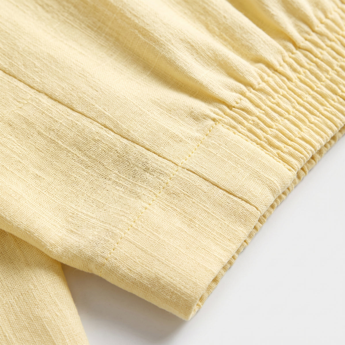Damen Zweiteiler mit weiter Hose – Relaxed Fit — Yellow