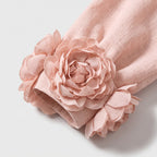 Damen Zweiteiler mit weiter Hose – Relaxed Fit — Floral