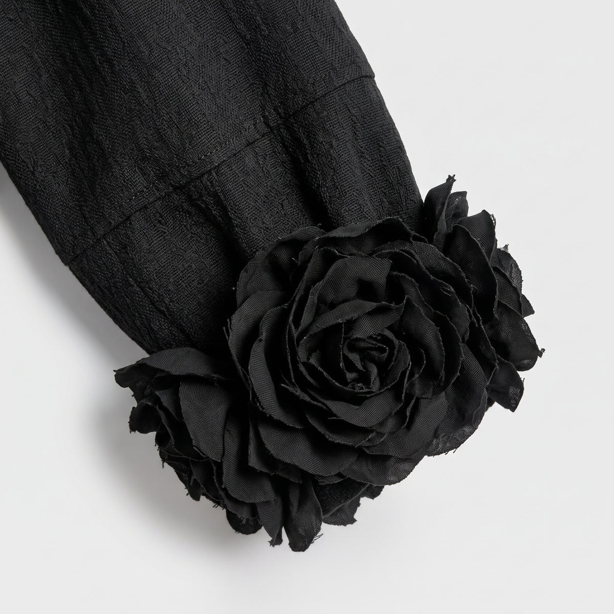 Damen Zweiteiler mit weiter Hose – Relaxed Fit — Black