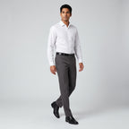 Herren Wollhose mit Bügelfalte – Slim Fit — Grau