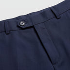 Herren Wollhose mit Bügelfalte – Slim Fit — Navy