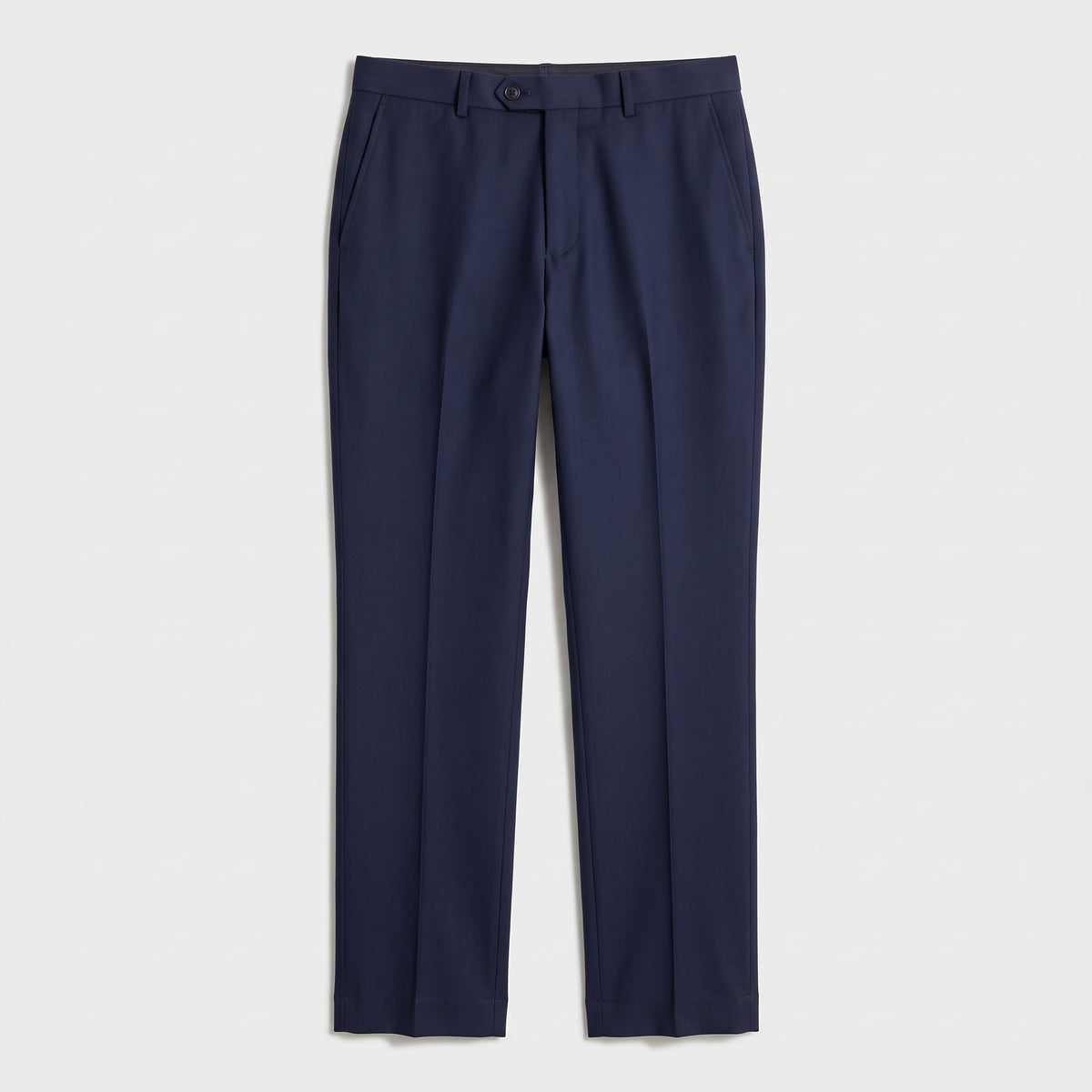 Herren Wollhose mit Bügelfalte – Slim Fit — Navy