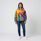 Damen Übergangsjacke mit Multicolor-Print – Relaxed Fit
