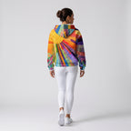Damen Übergangsjacke mit Multicolor-Print – Relaxed Fit
