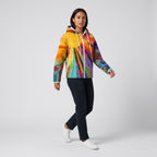 Damen Übergangsjacke mit Multicolor-Print – Relaxed Fit