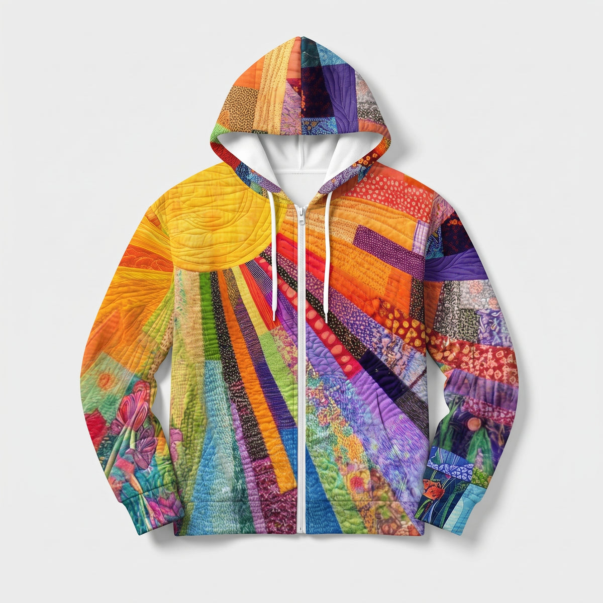 Damen Übergangsjacke mit Multicolor-Print – Relaxed Fit