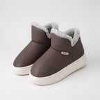 Damen Gefütterte Winterboots mit Plüschfutter – Regular Fit — Braun