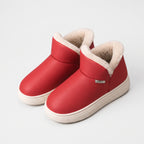 Damen Gefütterte Winterboots mit Plüschfutter – Regular Fit — Rot