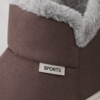 Damen Gefütterte Winterboots mit Plüschfutter – Regular Fit — Braun
