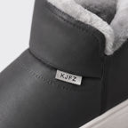 Damen Gefütterte Winterboots mit Plüschfutter – Regular Fit — Grau