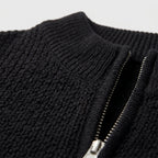 Damen Offene Strickjacke mit Taschen – Regular Fit — Schwarz