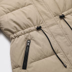 Damen Winterparka wattiert mit Kapuze – Regular Fit — Khaki