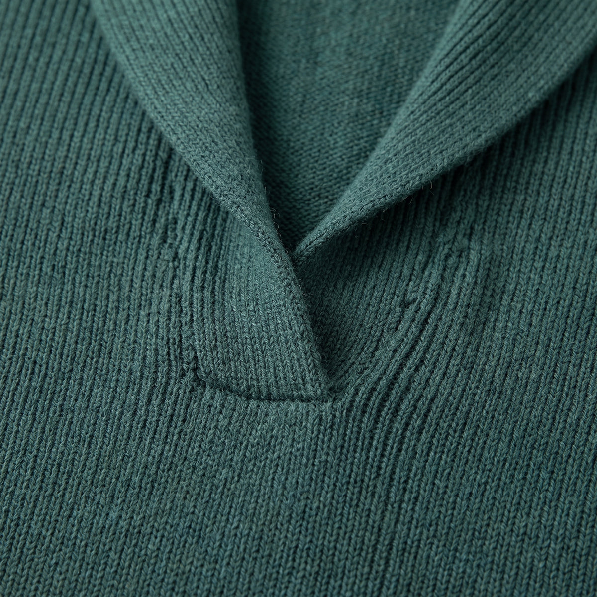 Damen Sweater mit V-Ausschnitt und langen Ärmeln — Grün