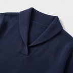 Damen Sweater mit V-Ausschnitt und langen Ärmeln — Blau