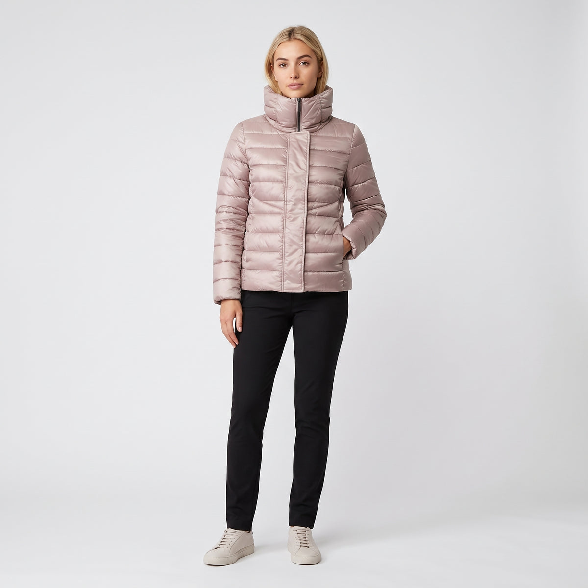 Damen Übergangs-Steppjacke mit Kapuze – Regular Fit