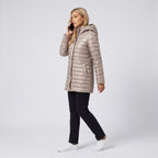 Damen Übergangs-Steppjacke mit Kapuze – Regular Fit
