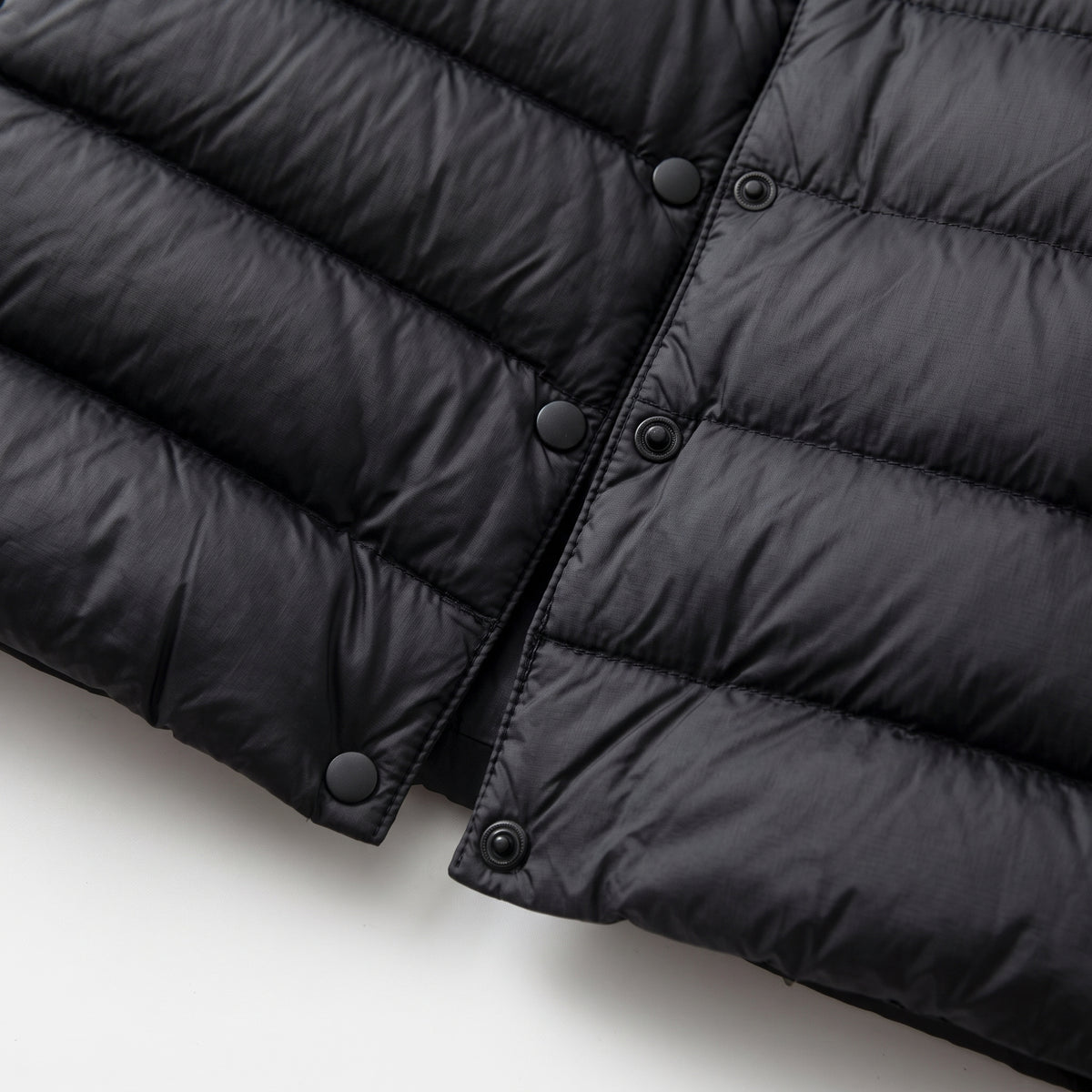 Damen Leichte Steppjacke ohne Kapuze – Regular Fit — Schwarz