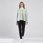 Damen Leichte Steppjacke ohne Kapuze – Regular Fit — Mint