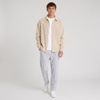 Herren Cord-Overshirt mit Brusttasche – Regular Fit — Khaki