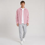 Herren Cord-Overshirt mit Brusttasche – Regular Fit — Rosa