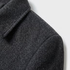 Herren Übergangsjacke mit Stehkragen – Slim Fit — Dunkelgrau