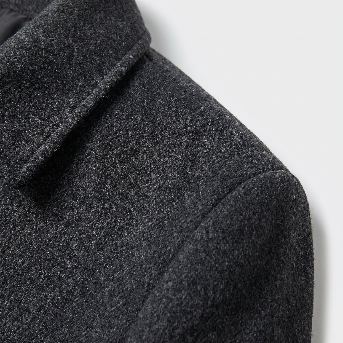 Herren Übergangsjacke mit Stehkragen – Slim Fit — Dunkelgrau