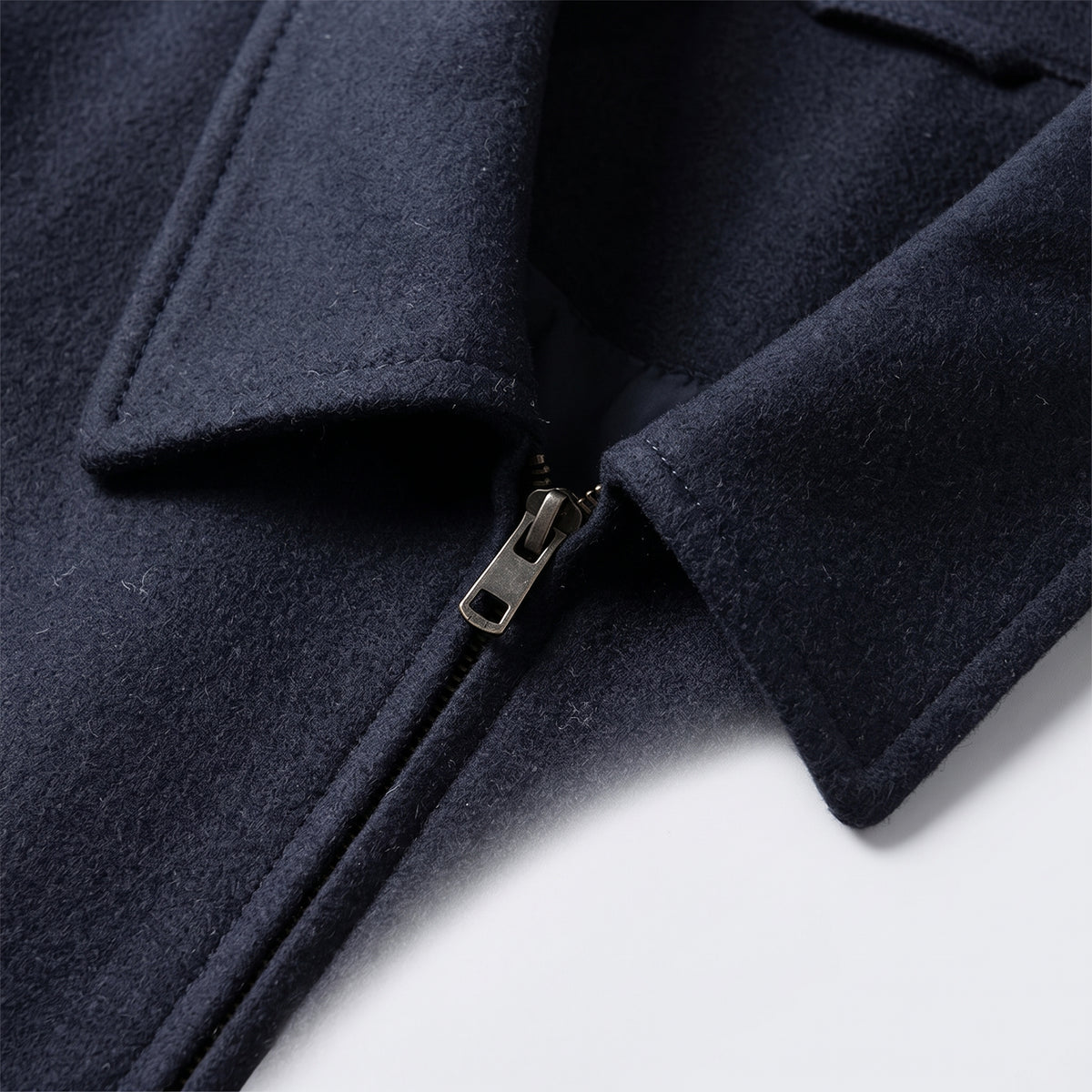Herren Übergangsjacke mit Stehkragen – Slim Fit — Navy