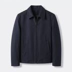 Herren Übergangsjacke mit Stehkragen – Slim Fit — Navy