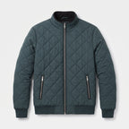 Herren Steppjacke mit Stehkragen – Regular Fit — Grau