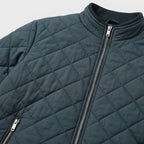 Herren Steppjacke mit Stehkragen – Regular Fit — Grau