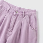 Damen Karottenhose mit Bundfalten – Regular Fit — Rosa