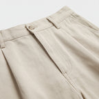 Herren Stoffhose mit geradem Bein – Relaxed Fit — KHAKI