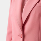 Damen Hosenanzug mit High-Waist-Hose – Slim Fit — Pink