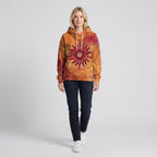Damen Hoodie mit Sunburst-Print – Relaxed Fit